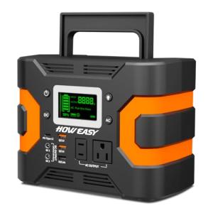 HOWEASY 300W Portable Power Station Solar Generator