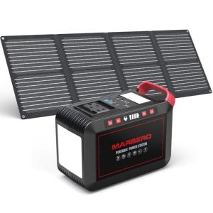 MARBERO 237Wh Portable Solar Generator with Panel