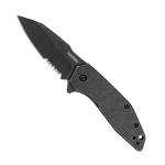 Kershaw Gravel EDC Pocket Knife with Serrated Blade