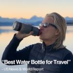 WATER TO GO Water Purifier Filter Bottle (Active 26oz/75cl) - Perfect for Travel Hiking Camping and Survival
