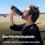 WATER TO GO Water Purifier Filter Bottle (Active 26oz/75cl) - Perfect for Travel Hiking Camping and Survival