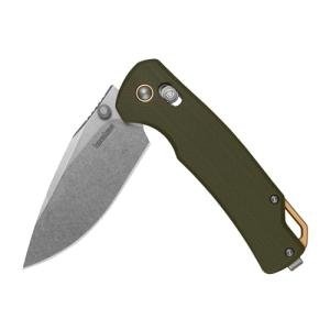 Kershaw Proximal Folding Pocket Knife with Olive Handle