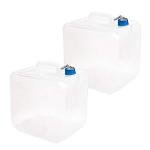 2 Pack Collapsible 20L Water Containers with Spigot
