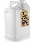 Heavy-Duty 2.5 Gallon Water Jug with Lid