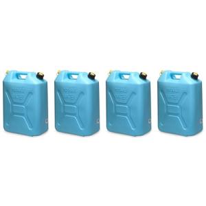 5-Gallon Blue Water Can with Easy Pour Spout