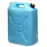5-Gallon Blue Water Can with Easy Pour Spout