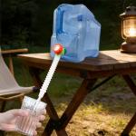 Portable 3.17 Gallon Water Container with Spigot