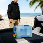 Portable 3.17 Gallon Water Container with Spigot