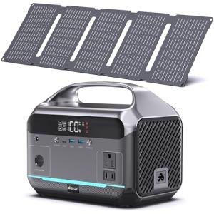 Portable Power Station with Solar Panel for Emergencies