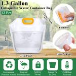 12 Pack Collapsible Water Storage Bags