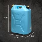 Scepter 5 Gallon Poly Water Can with Spout