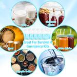 20 Pack 1.3 Gallon Collapsible Water Storage Bags