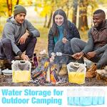 20 Pack 1.3 Gallon Collapsible Water Storage Bags