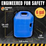 Midwest Can BPA Free 6 Gallon Water Container