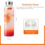 Epica Eco-Friendly Glass Bottles with Lids