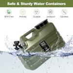 10L Portable Water Carafe with Tap for Camping