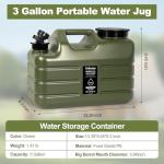 10L Portable Water Carafe with Tap for Camping