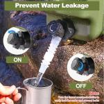 10L Portable Water Carafe with Tap for Camping