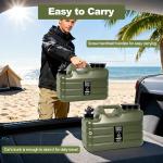 10L Portable Water Carafe with Tap for Camping