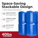 5-Gallon Emergency Water Storage Containers Set