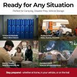 5-Gallon Emergency Water Storage Containers Set