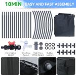 Rihogar 100 Gallon Portable Rain Barrel Tank