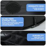 Rihogar 100 Gallon Portable Rain Barrel Tank