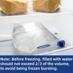 Collapsible 1.5 Gallon Water Container Bags - 6 Pack