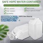 2.5 Gallon Leakproof Water Jugs - 4 Pack