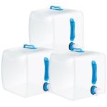 Collapsible Water Container Set for Camping and Emergencies