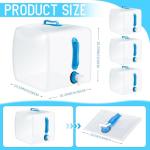 Collapsible Water Container Set for Camping and Emergencies