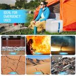 Collapsible Water Container Set for Camping and Emergencies