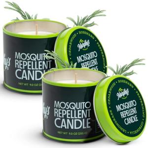 Plant-Based Mosquito Repellent Candle | 30 Hour Burn