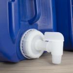 Stackable 5-Gallon Water Storage Containers with Spigot