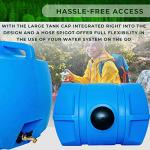 WaterPrepared 35 Gallon Portable Water Tank