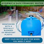 WaterPrepared 35 Gallon Portable Water Tank