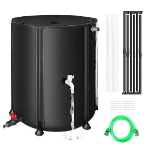 YAFF 53 Gallon Collapsible Rain Barrel System