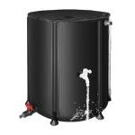 Collapsible 50 Gallon Rain Barrel for Water Collection
