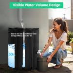 Collapsible 50 Gallon Rain Barrel for Water Collection