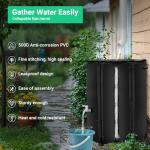 Collapsible 50 Gallon Rain Barrel for Water Collection