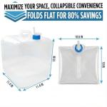 3-Pack Collapsible 5.3 Gallon Water Containers