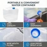 3-Pack Collapsible 5.3 Gallon Water Containers