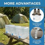 3-Pack Collapsible 5.3 Gallon Water Containers