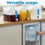 4-Pack Collapsible Water Containers with Spigot