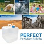 3-Pack Collapsible 5.3 Gallon Water Containers