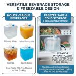 3-Pack Collapsible 5.3 Gallon Water Containers