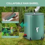 53 Gallon Collapsible Rain Barrel Water Storage