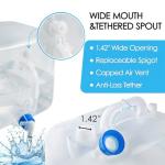 ITRAZ Collapsible Water Container Jug, 4 Gallon