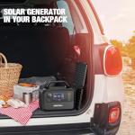 Portable Solar Generator 230Wh with 40W Panels