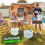 Collapsible 5.3 Gallon Water Containers - 2 Pack